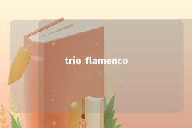 trio flamenco 